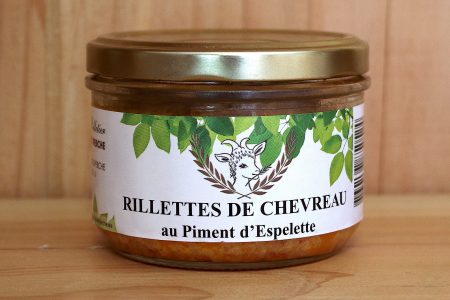 Rillettes de hevreau au piment d'Espelette Rillettes de hevreau au piment d'Espelette